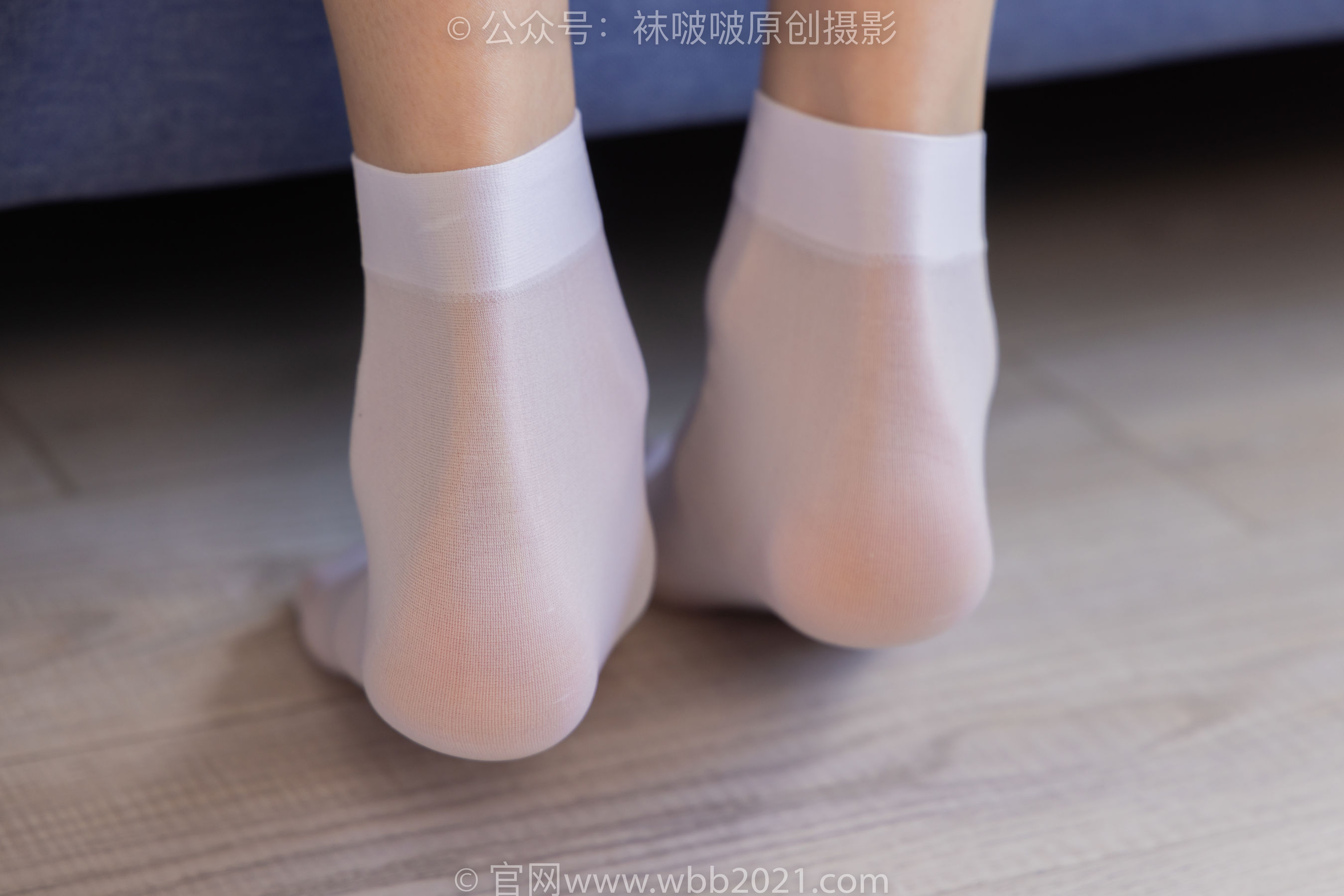 BoBoSocks袜啵啵  No.371 芝士 -平底鞋、高跟凉鞋、厚白丝小腿袜、短白丝